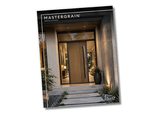 Trimlite MASTERGRAIN Door Collection catalog graphic