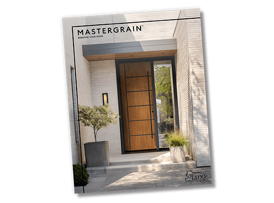 Trimlite MASTERGRAIN Door Collection catalog graphic